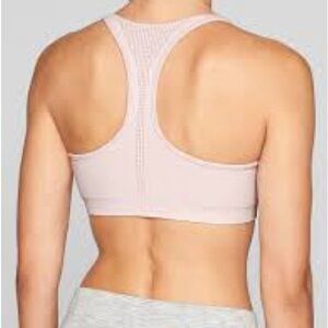 Athleta Pura Sports Bra, Pink, Size Small